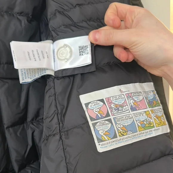 Women's Moncler Olive Green Parka with custom Fox Fur Trim